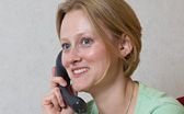 Discussing clients’ needs over the phone
